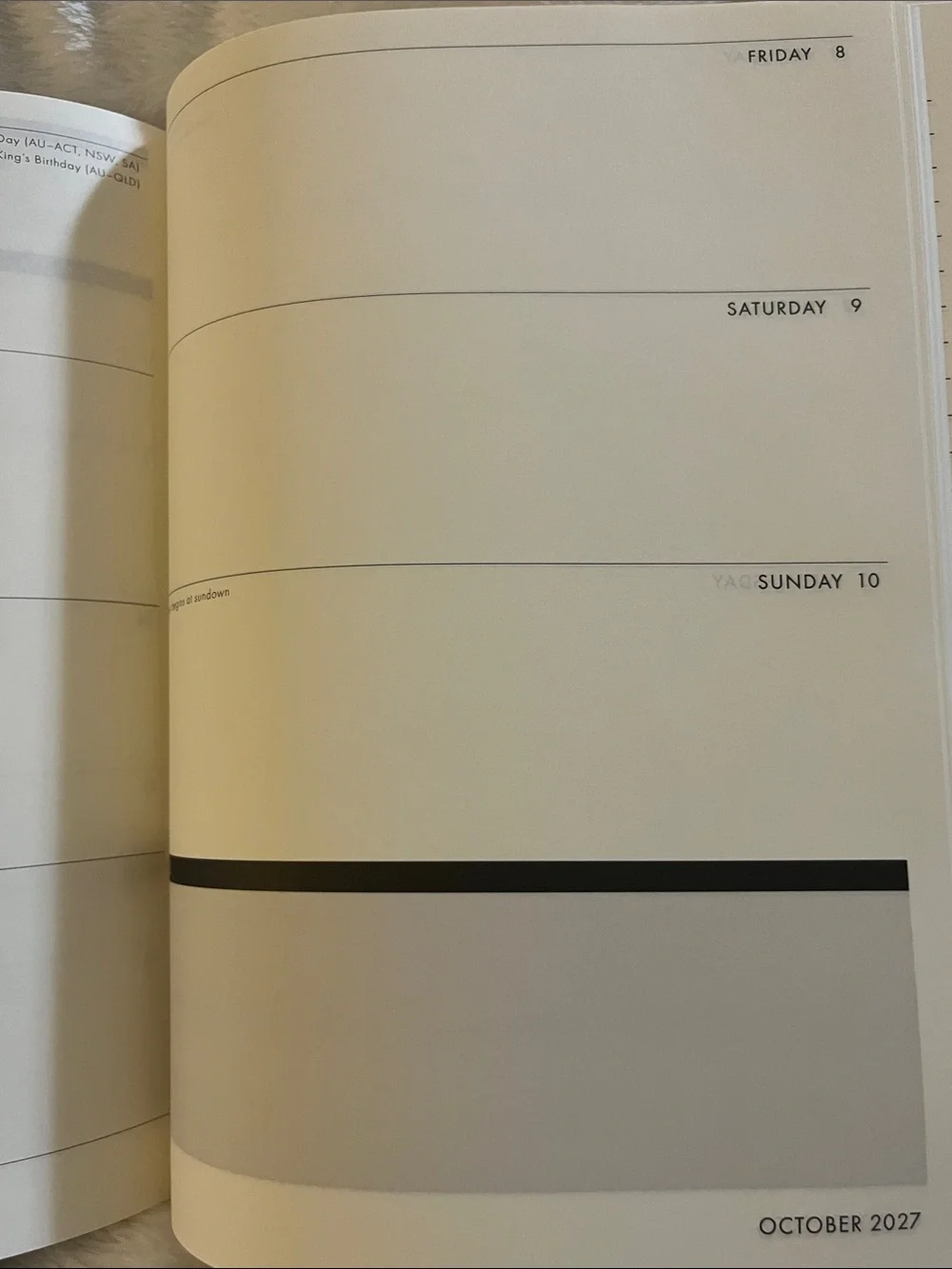 Molly & Rex Olive Floral Bookshelf Monthly & Weekly Planner